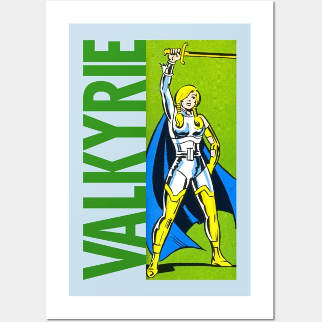 Defender: Valkyrie Wall Art by HustlerofCultures